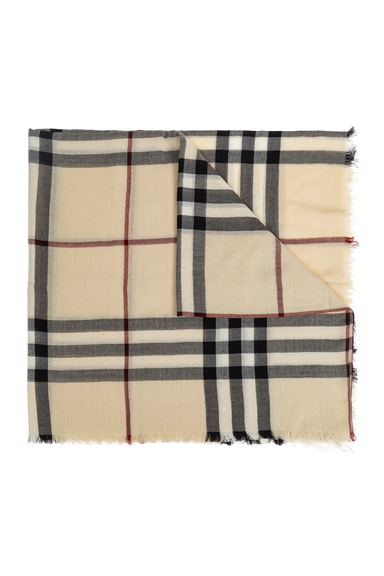 スカーフ Burberry FW25 Embroidered wool scarf (8090720 A1450) Burberry Wool scarf | Men's Accessorie | Vitkac